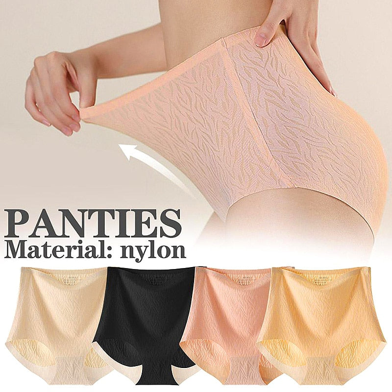 HUPOM Seamless Tummy Control Underwear For Women Panties In