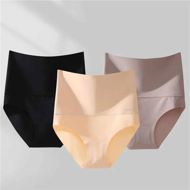 3Pcs Seamless High Waist Panties