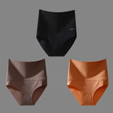 3Pcs Seamless High Waist Panties