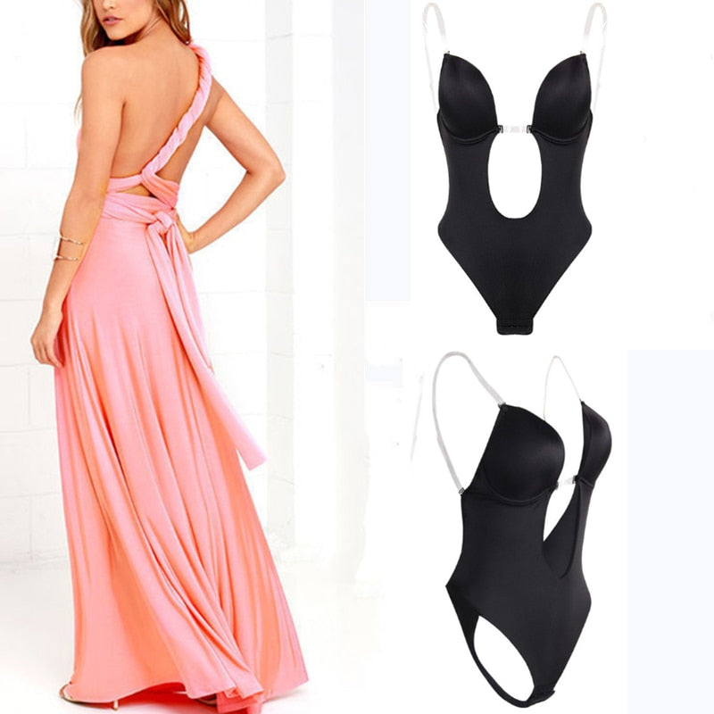 Sexy Bodysuit  Backless Shapewear  Backless Bra